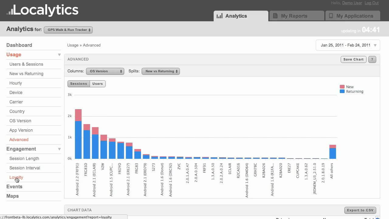 to set up analytics for mobile apps