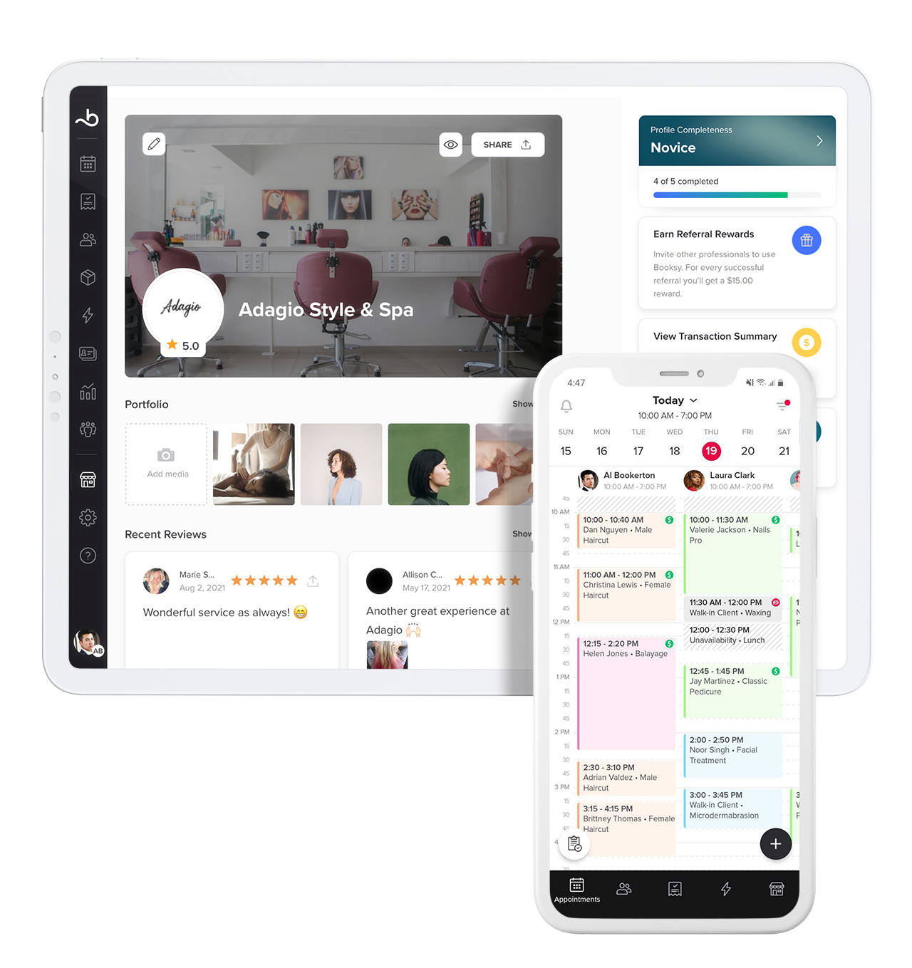 booking salon app