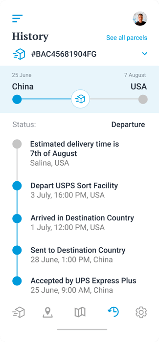 parcel tracking app 3